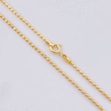 Military Chain 4g / 18 in / 1.4mm 18K Yellow Gold