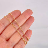 Military Chain 4g / 18 in / 1.4mm 18K Yellow Gold