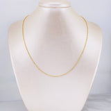 Military Chain 4g / 18 in / 1.4mm 18K Yellow Gold