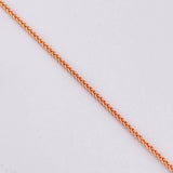 Cadena Franco 2.9g / 18 in / 1.5mm Oro Rosa 18K