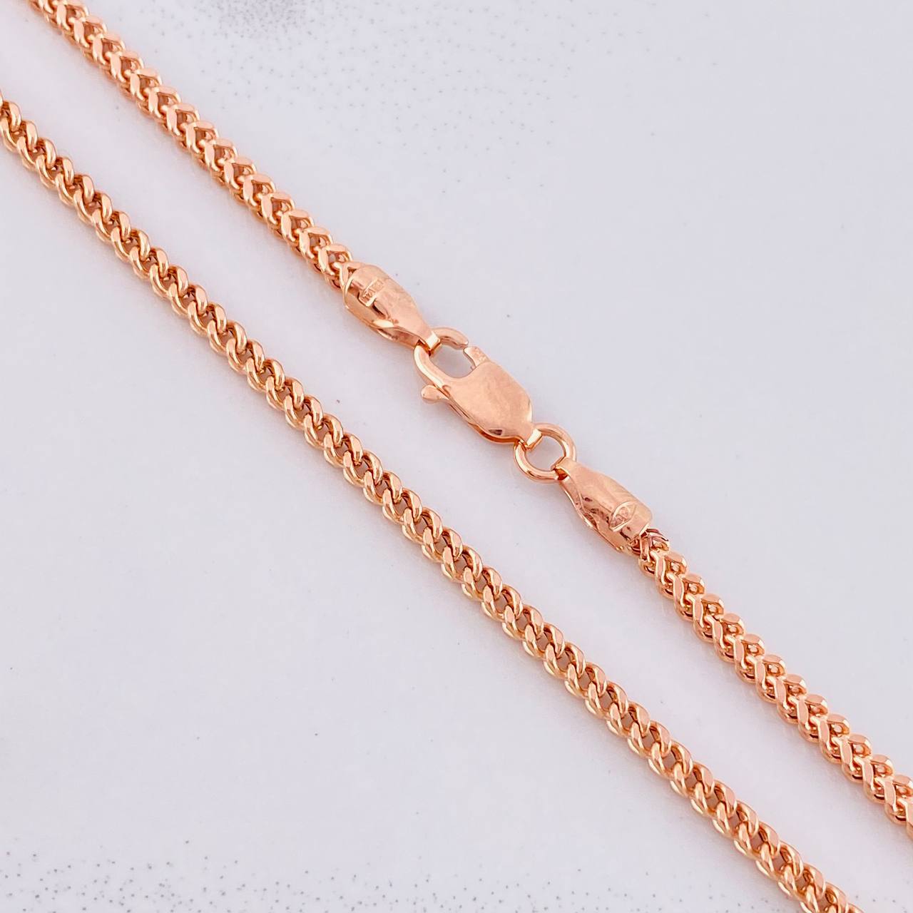 Franco Chain 8.25g / 24 in / 2.2mm Rose Gold 18K