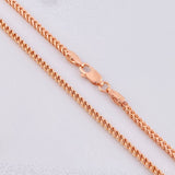 Franco Chain 8.25g / 24 in / 2.2mm Rose Gold 18K