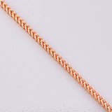 Franco Chain 8.25g / 24 in / 2.2mm Rose Gold 18K