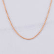 Cadena Militar 2g / 20 in / 0.9mm Oro Rosa 18K