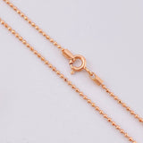 Military Chain 1.9g / 16 in / 0.9mm 18K Rose Gold
