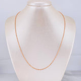 Diamond Cut Military Chain 6.6g / 20 in / 1.7mm Rose Gold 18K
