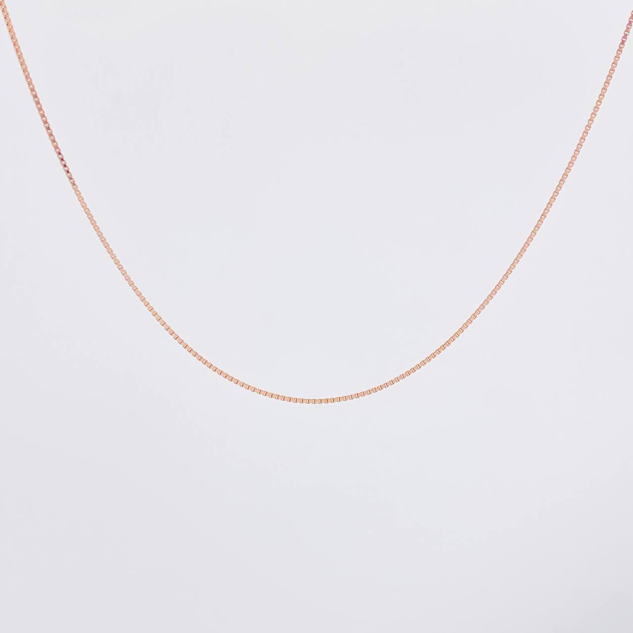 Venetian Chain 1.25g / 18 in / 0.9mm Rose Gold 18K