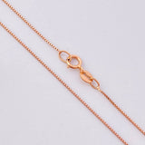 Venetian Chain 1.25g / 18 in / 0.9mm Rose Gold 18K