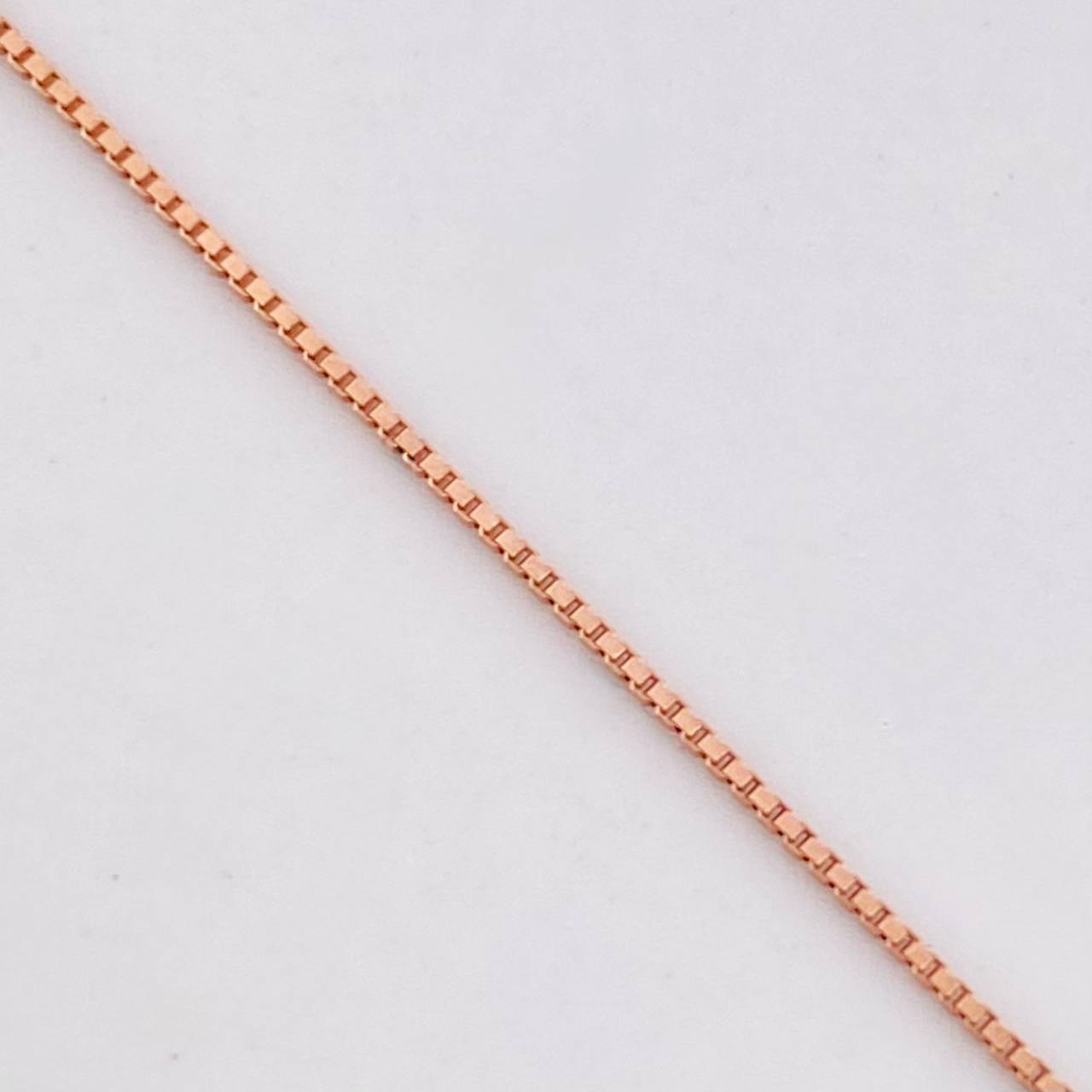 Venetian Chain 1.25g / 18 in / 0.9mm Rose Gold 18K