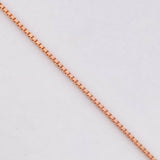 Venetian Chain 1.25g / 18 in / 0.9mm Rose Gold 18K