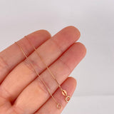 Venetian Chain 1.25g / 18 in / 0.9mm Rose Gold 18K