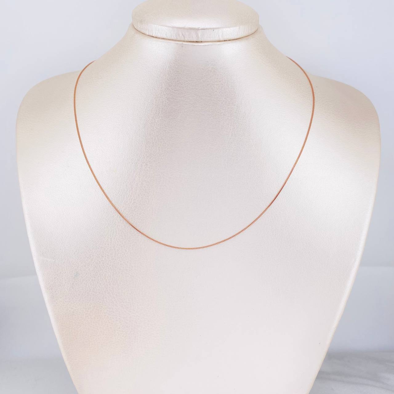 Venetian Chain 1.25g / 18 in / 0.9mm Rose Gold 18K