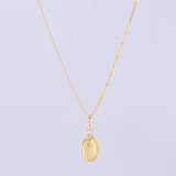 Venetian Chain Set + Virgin of Guadalupe Pendant / 1.35g / 18 in Yellow Gold 18K