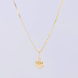 Set Cadena Veneciana + Dije Corazón / 1.35g / 18 in Oro Amarillo 18K