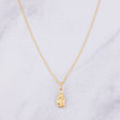 Set Cadena Veneciana + Dije Ángel de la Guarda / 1.35g / 18 in Oro Amarillo 18K