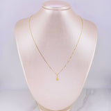Set Cadena Veneciana + Dije Ángel de la Guarda / 1.35g / 18 in Oro Amarillo 18K
