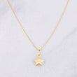 Venetian Chain Set + Star Pendant / 1.4g / 18 in Yellow Gold 18K
