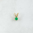 Dije Piedra Regalo 0.45gr / 0.8cm / Esmeraldas 18pts Oro Amarillo 18K (Joya) ©