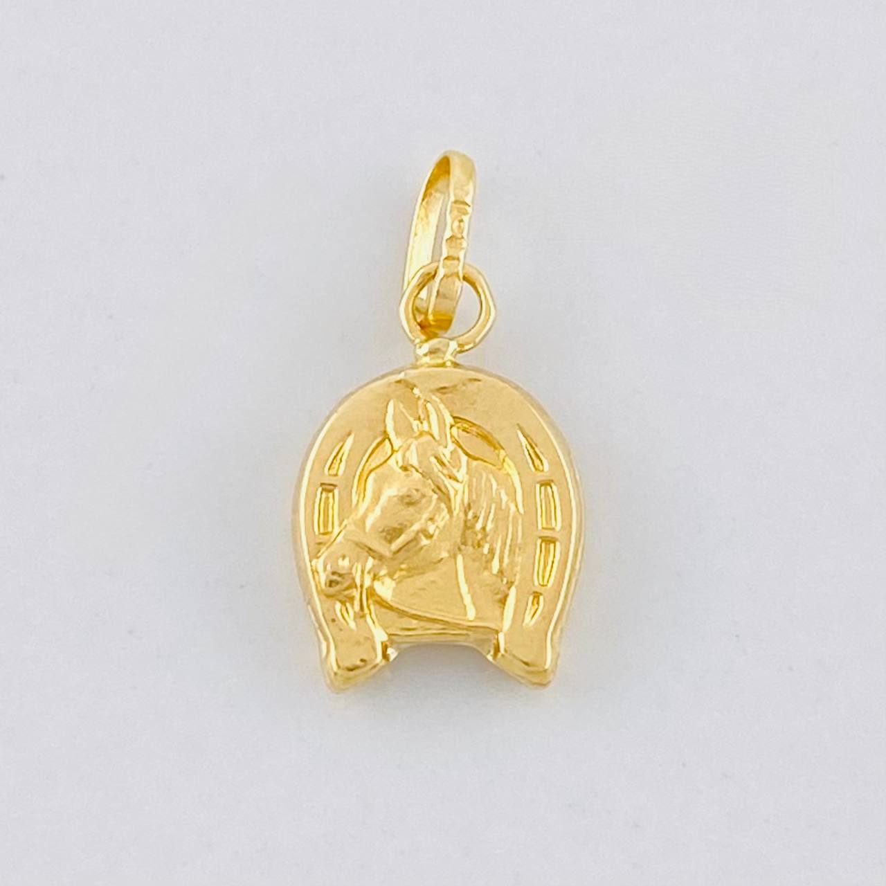 Dije Herradura Caballo 0.4g / 3/4 in Oro Amarillo 18K