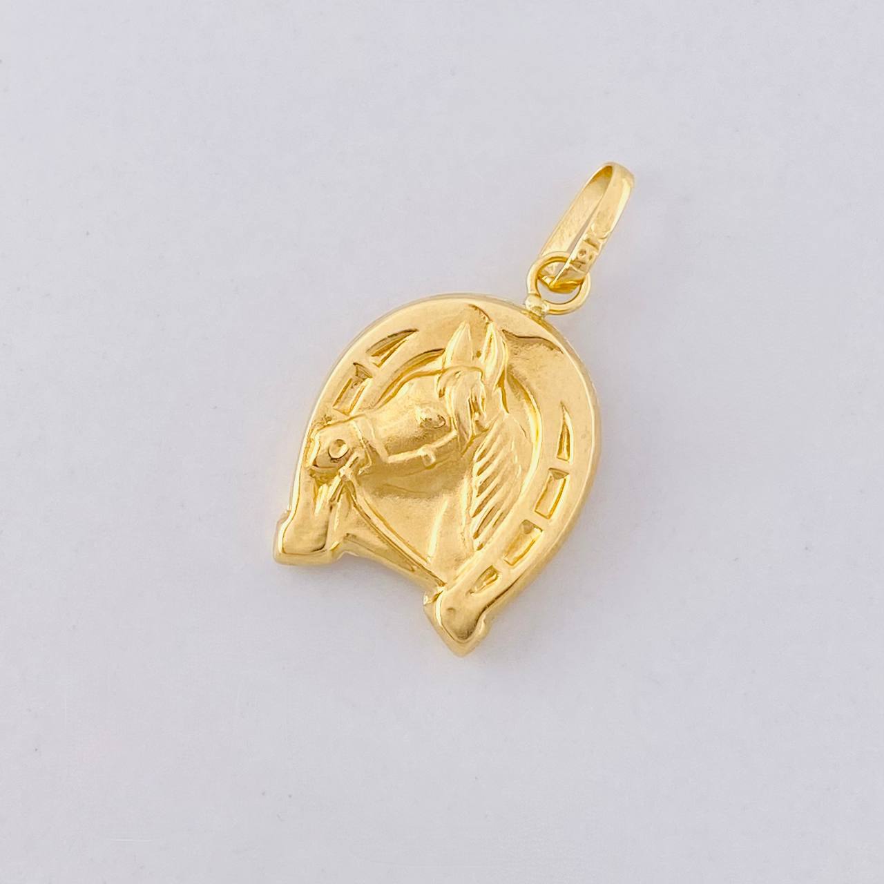 Dije Herradura Caballo 1.15g / 1 in Oro Amarillo 18K
