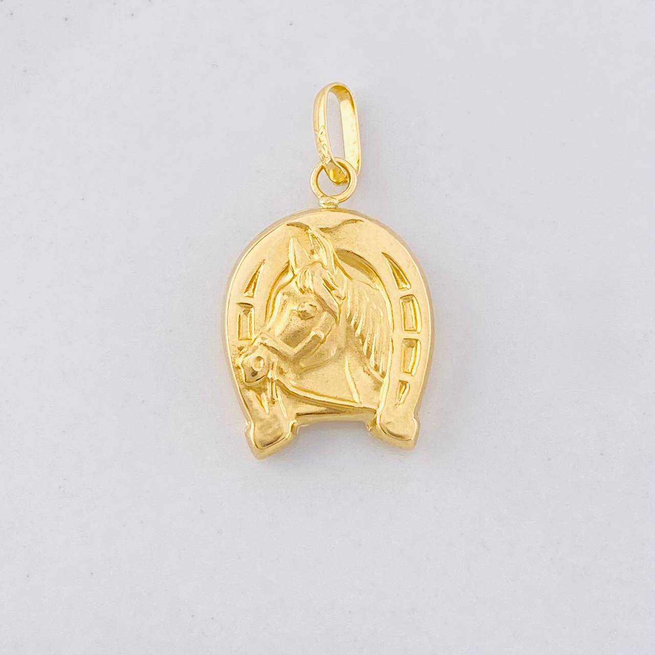 Dije Herradura Caballo 1.15g / 1 in Oro Amarillo 18K