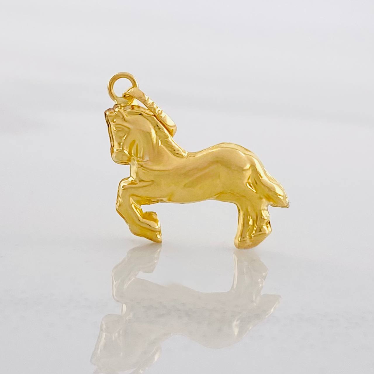 Pendant Horse 0.85g / 3/4 in Yellow Gold 18K
