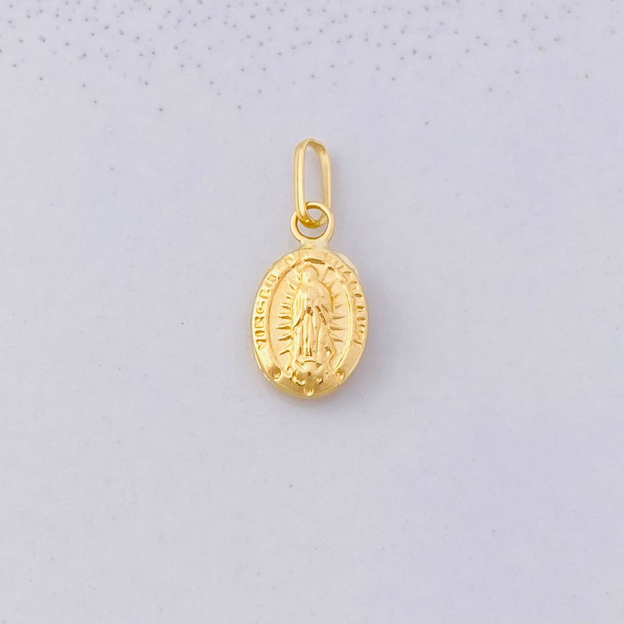 Dije Virgen de Guadalupe 0.25g / 1/2 in Oro Amarillo 18K