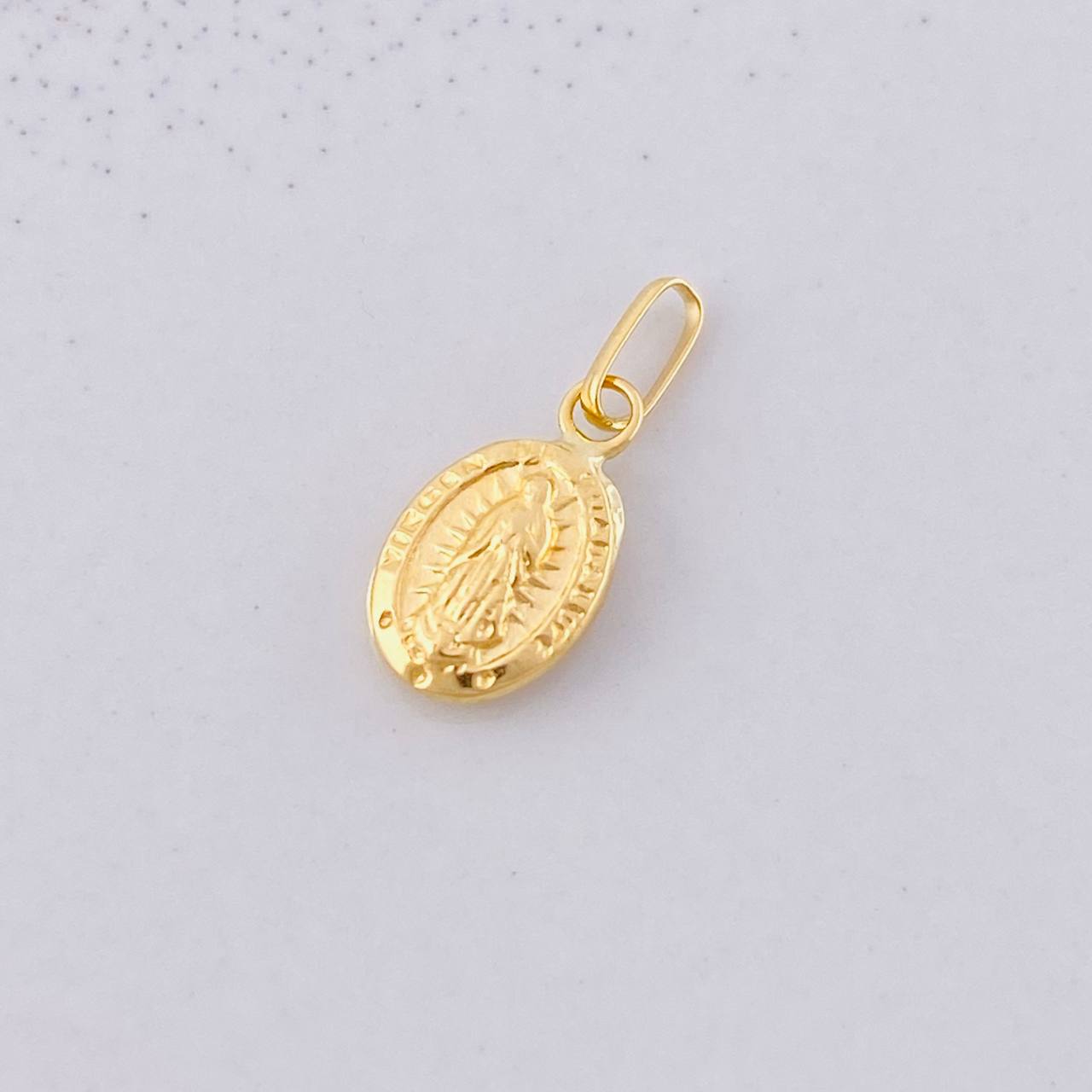 Dije Virgen de Guadalupe 0.25g / 1/2 in Oro Amarillo 18K