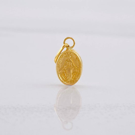 Pendant Miraculous Virgin 0.3g / 1/2 in Yellow Gold 18K
