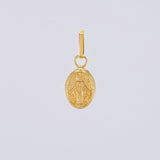 Dije Virgen Milagrosa 0.3g / 1/2 in Oro Amarillo 18K