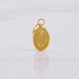 Pendant Miraculous Virgin 0.2g / 1/2 in Yellow Gold 18K