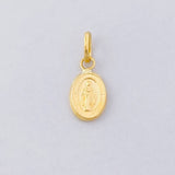 Dije Virgen Milagrosa 0.2g / 1/2 in Oro Amarillo 18K