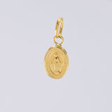 Dije Virgen Milagrosa 0.2g / 1/2 in Oro Amarillo 18K
