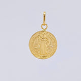 Dije San Benito 0.75g / 3/4 in Oro Amarillo 18K