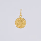 Pendant Saint Benedict 0.5g / 3/4 in Yellow Gold 18K