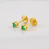 Topos 4 Garras 0.6g / in / 2.63mm Oro Amarillo 18K