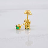 Topos 4 Garras 0.6g / in / 2.63mm Oro Amarillo 18K