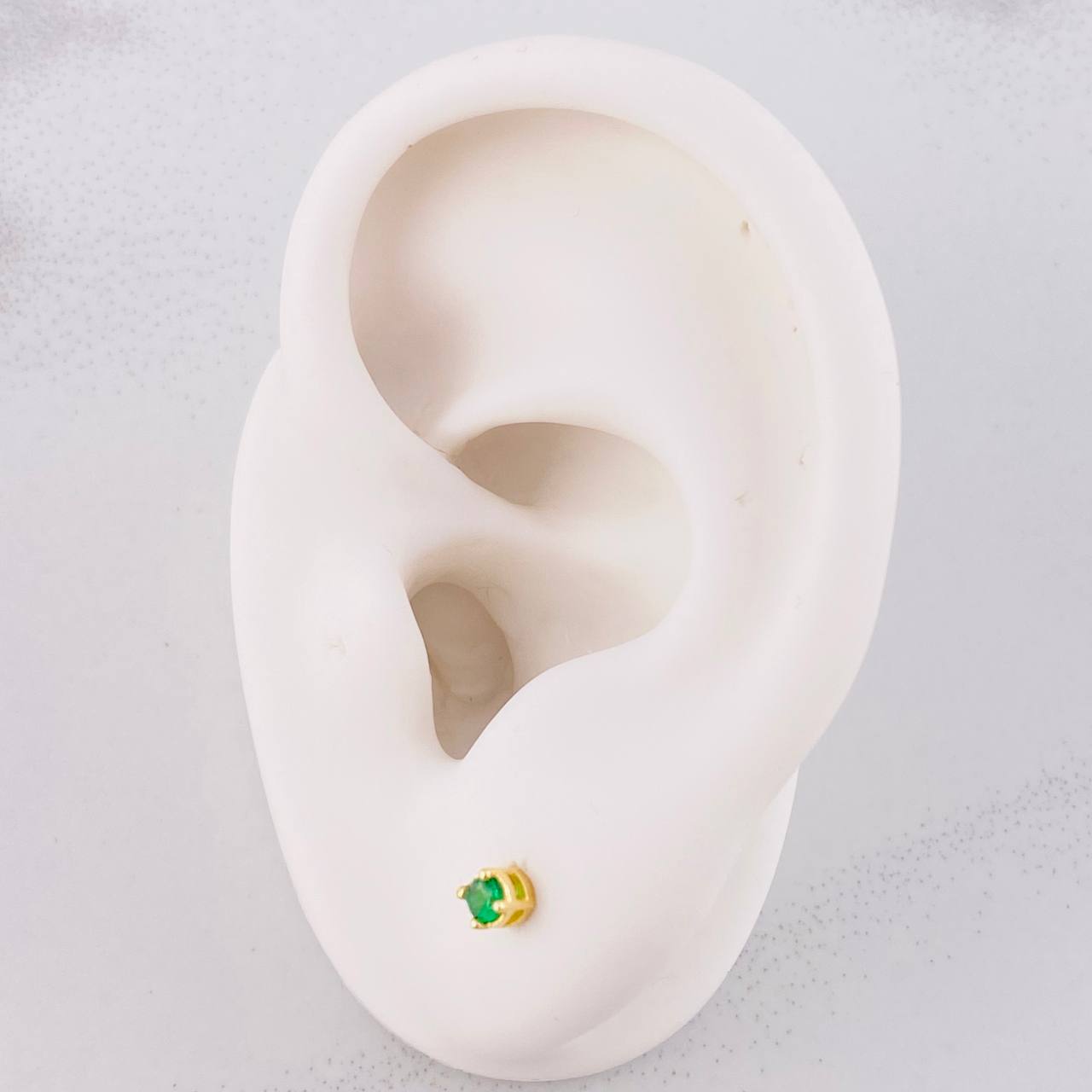 Topos 4 Garras 0.6g / in / 2.63mm Oro Amarillo 18K