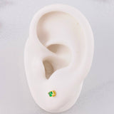 Topos 4 Garras 0.6g / in / 2.63mm Oro Amarillo 18K