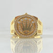 Claw Crown Ring 8.75gr / Size 9 1/2 / 18K Gold