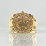 Claw Crown Ring 8.75gr / Size 9 1/2 / 18K Gold