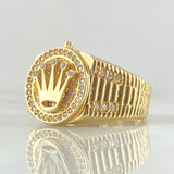 Claw Crown Ring 8.75gr / Size 9 1/2 / 18K Gold