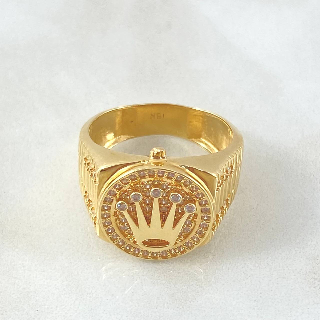 Claw Crown Ring 8.75gr / Size 9 1/2 / 18K Gold