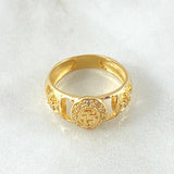 Ring 15s Beaded Hearts 4.2gr / Size 5 / 18K Gold *