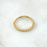 Bubbling Eyes Ring 1.25gr / Size 7 / 18K Gold