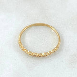 Bubbling Eyes Ring 1gr / Size 6 3/4 / 18K Gold -