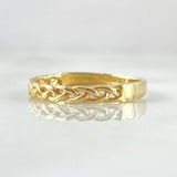 Braided Bow Ring 1.4gr / Size 6 1/4 / 18K Gold