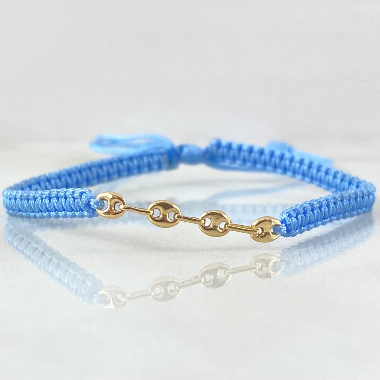 Blue Bracelet Charm Scrap GC 0.3gr / 18K Gold ©