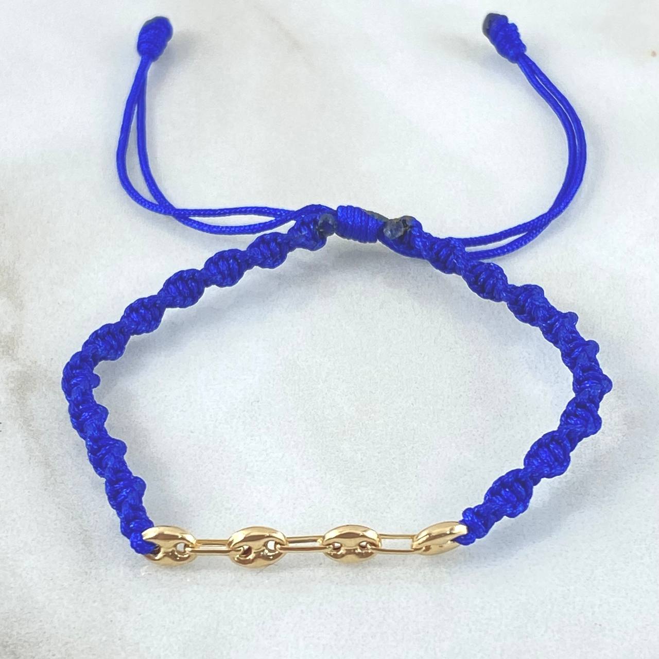 Royal Blue Bracelet Charm Scrap GC 0.5gr / 18K Gold ©