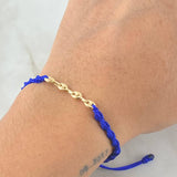 Royal Blue Bracelet Charm Scrap GC 0.5gr / 18K Gold ©
